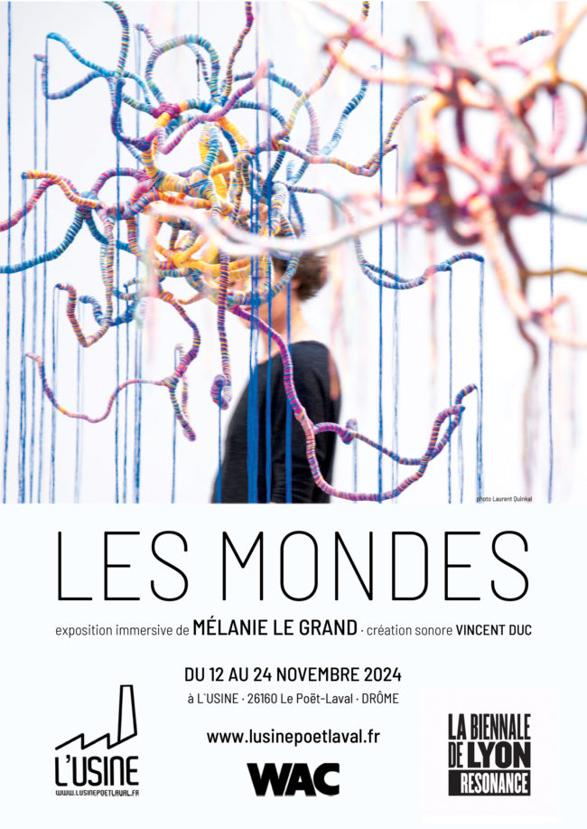 Exposition LES MONDES par Mélanie Le Grand