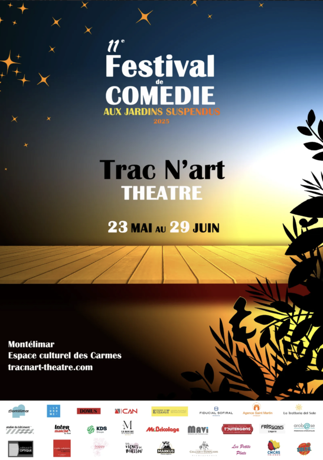 Festival Tracn'art Comédie aux jardins Suspendus