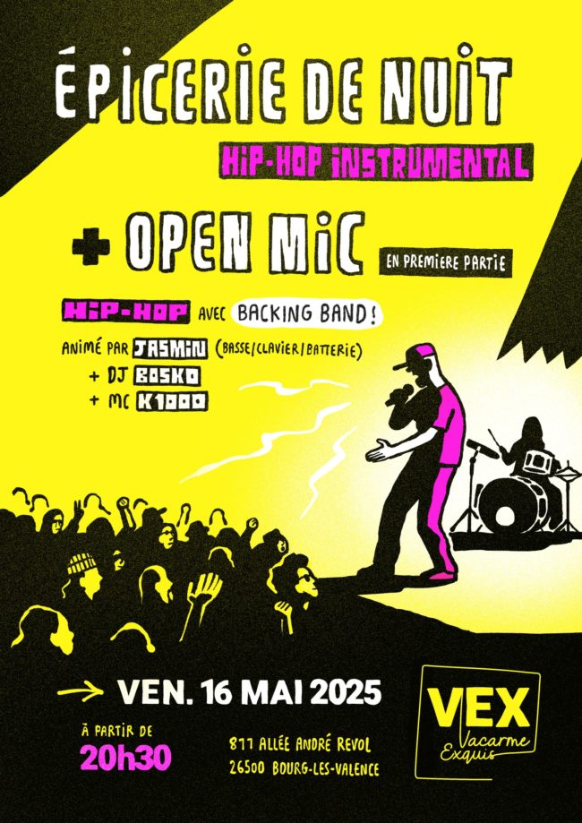 Épicerie de Nuit + Open Mic