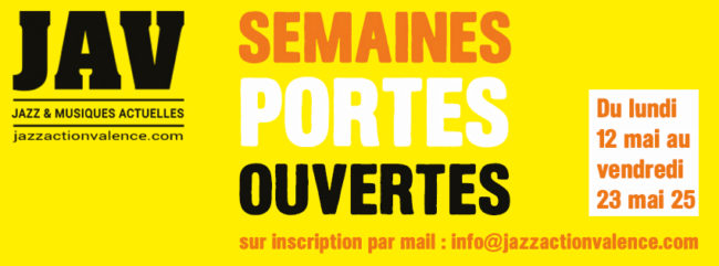 Semaines portes ouverte chez Jazz Action Valence