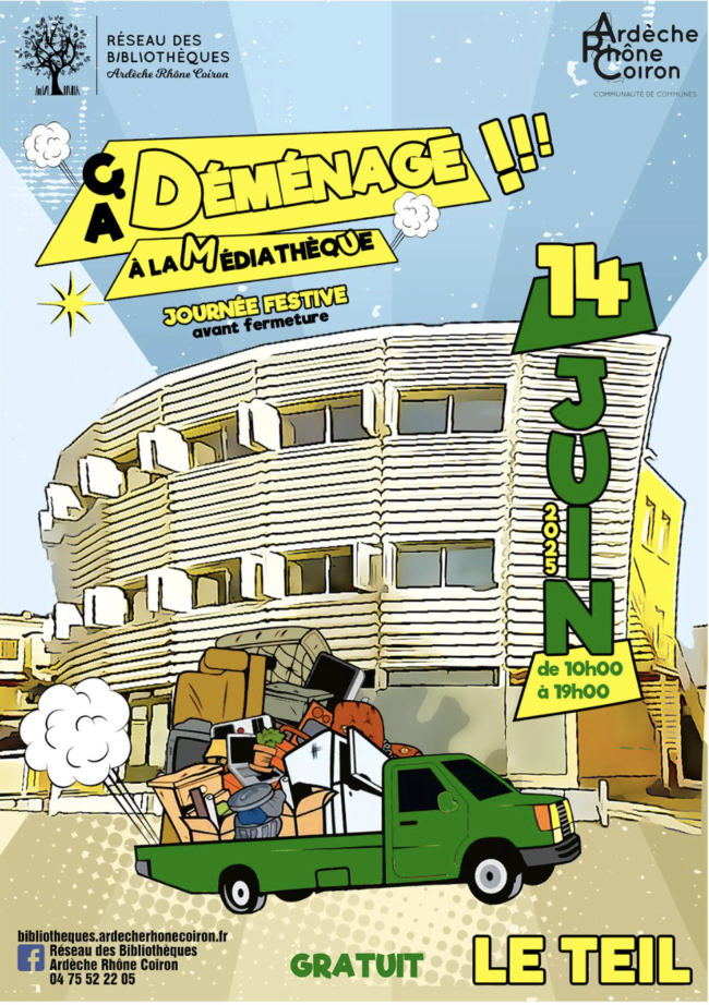 FÊTE DE FERMETURE / MÉDIATHÈQUE DU TEIL – VENDREDI 14 JUIN