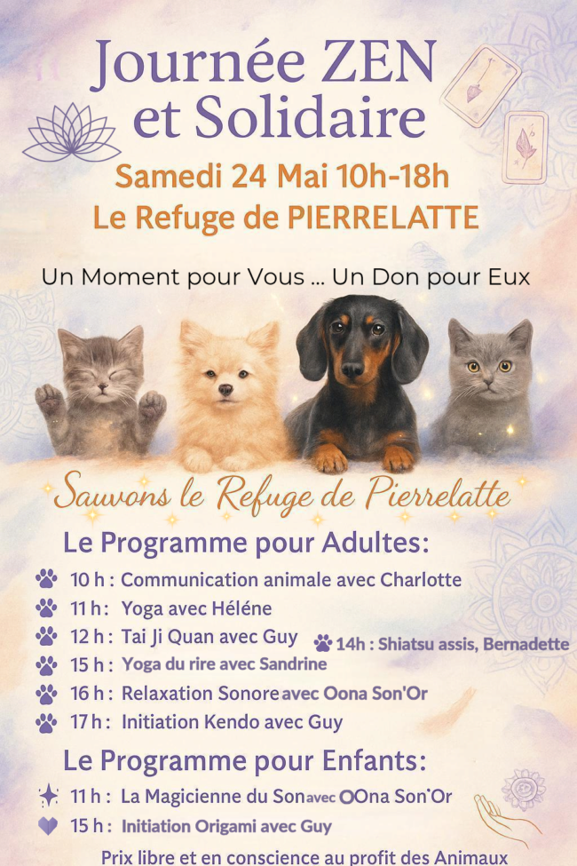 Evénement solidaire pour la SPA de Pierrelatte