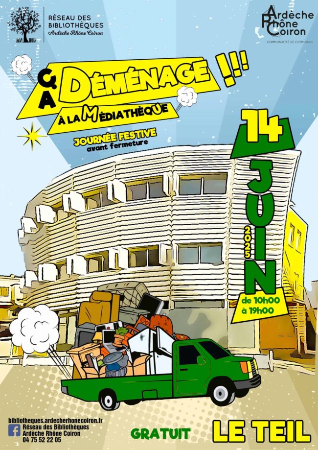 La Médiathèque du Teil Déménage