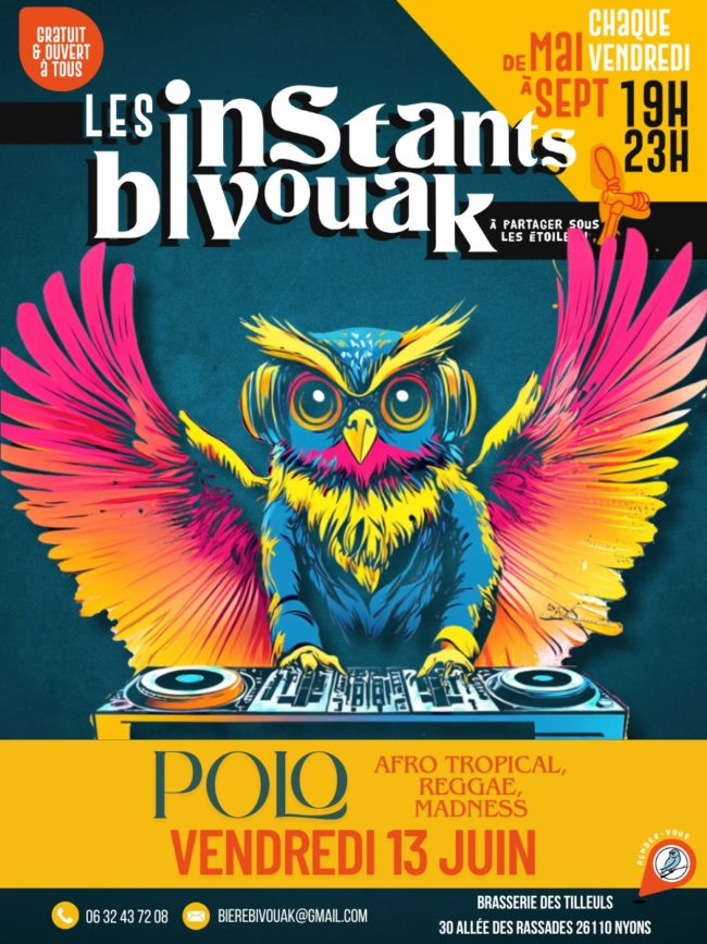 LES INSTANTS BIVOUAKS - SOIREE VINYLES.