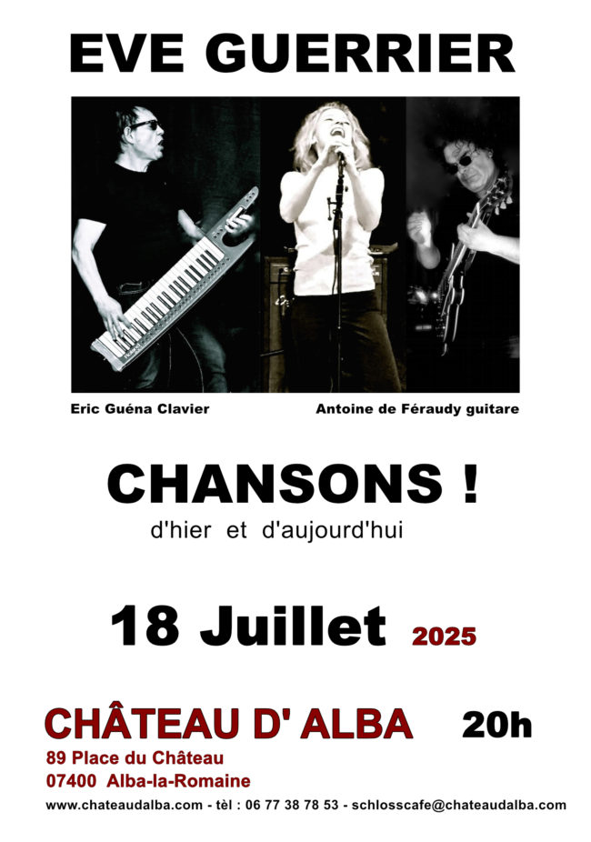 ÈVE GUERRIER en chansons au Château
