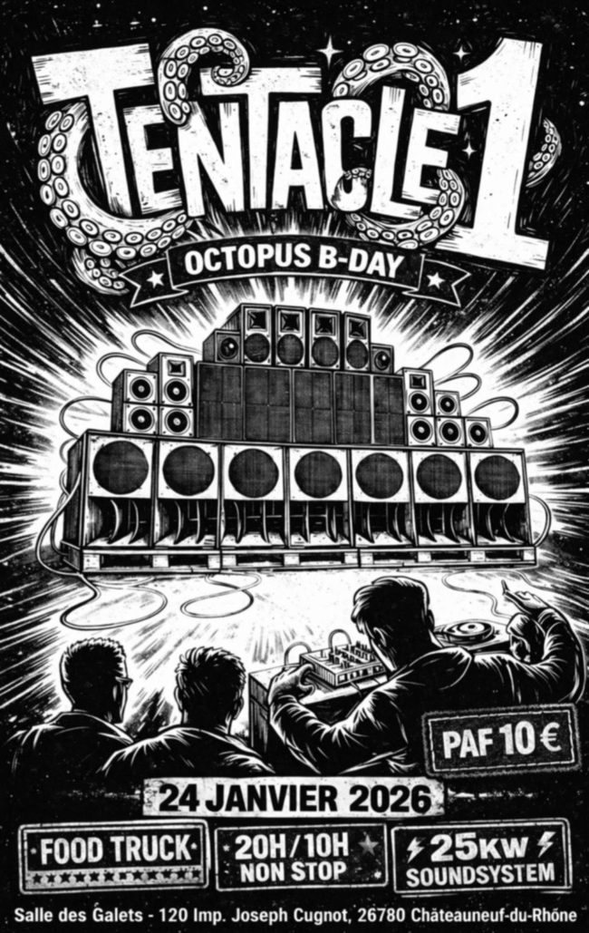 TENTACLE 1 - Anniversaire d'OCTOPUS