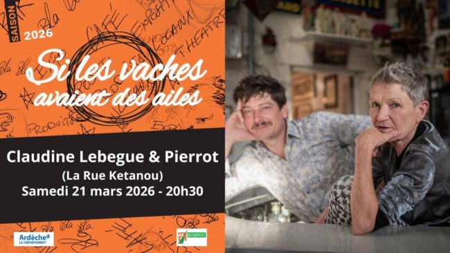 Claudine Lebègue (Rockeuse des faubourgs) Pierre Luquet (de La Rue Ketanou) en concert