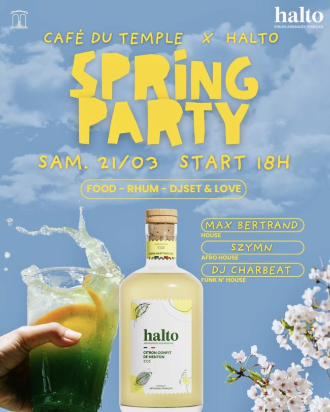 Spring Party - Café Du Temple.