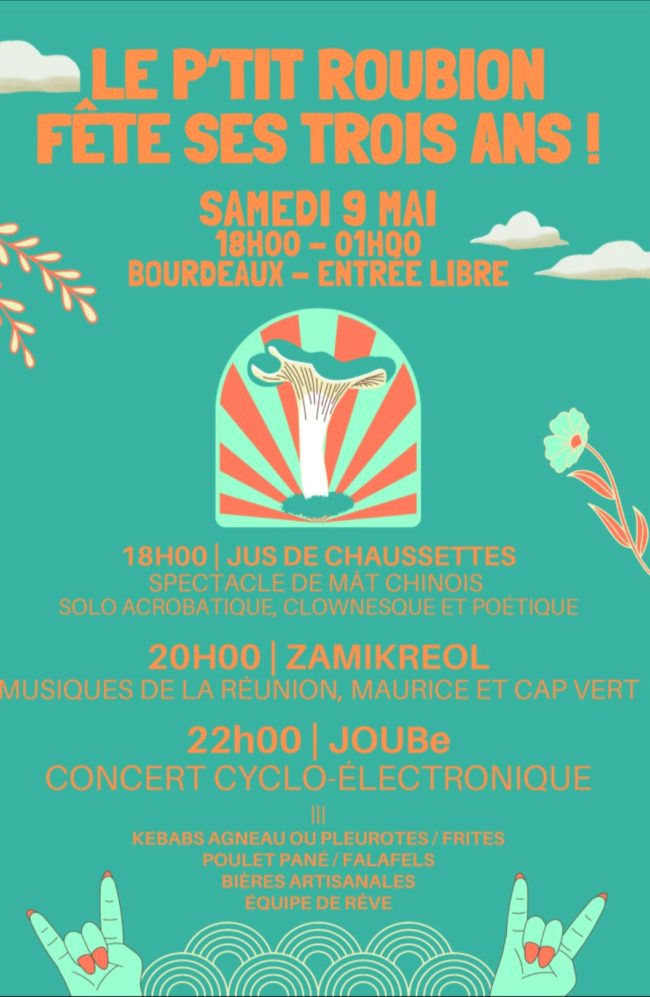 LE PTIT ROUBION FETE SES 3 ANS !