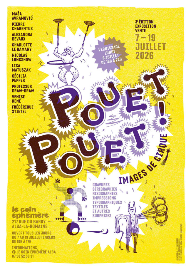 Pouet Pouet ! Images de cirque » s'expose au Festival d'Alba