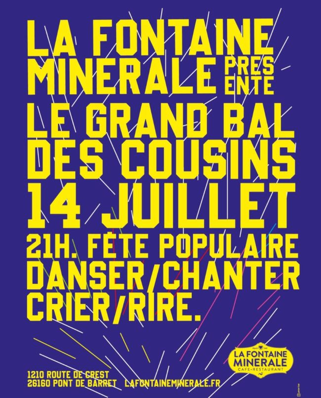 LE GRAND BAL DES COUSINS DU 14 JUILLET.