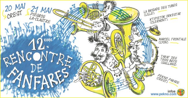 12ème Rencontre de fanfares en val de Drôme