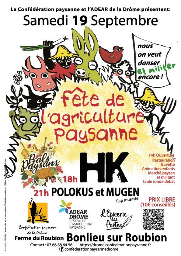 Bal paysan avec HK à Bonlieu-sur-Roubion