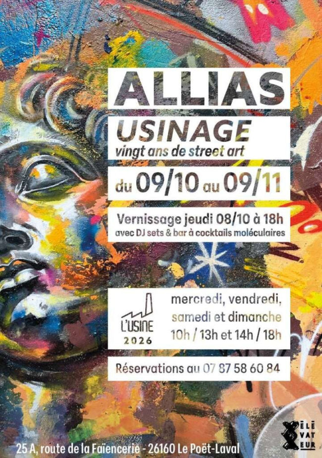 USINAGE — 20 ans d’art urbain avec ALLIAS