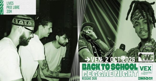 Back To School Reggae Night au Vacarme Exquis.