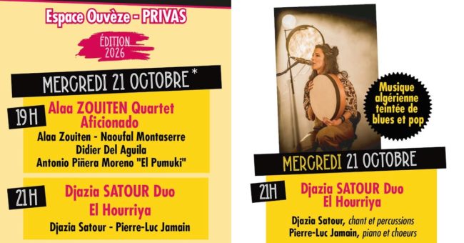 Djazia Satour Trio à l'Espace Ouvèze.