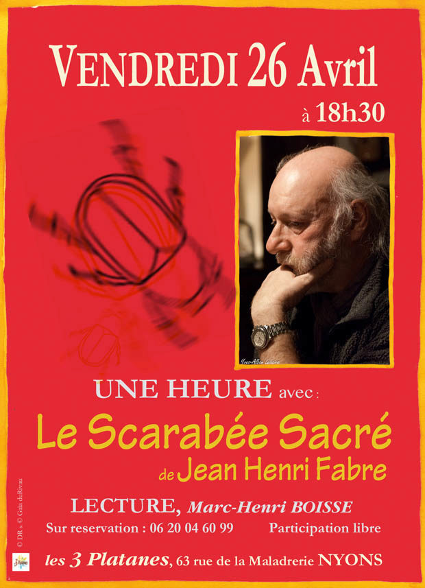 Lecture - Le Scarabée sacrée de Jean-Henri Fabre