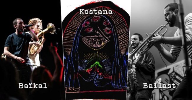 Grosse soirée du mois : Kostana + Ballast + Baïkal