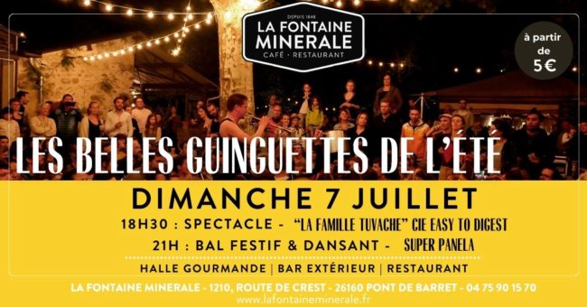 Les belles guinguettes de l'été