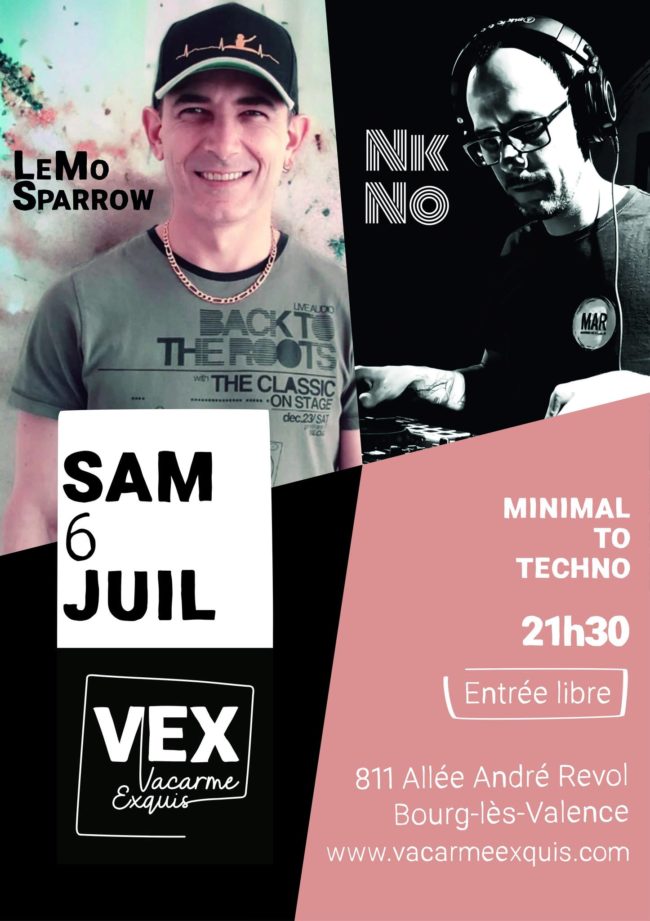 Minimal To Techno au Vacarme Exquis