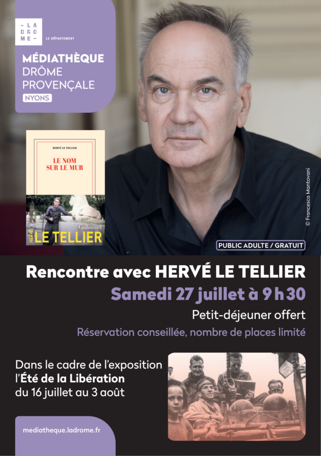 Lecture animée avec Hervé Le Tellier