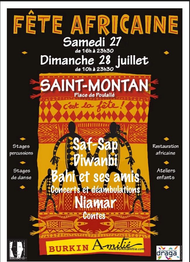 Fête africaine à Saint Montan