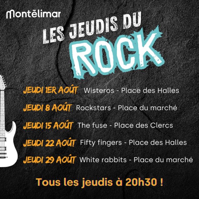 C'est jeudi rock à Montélimar avec Fifty Fingers