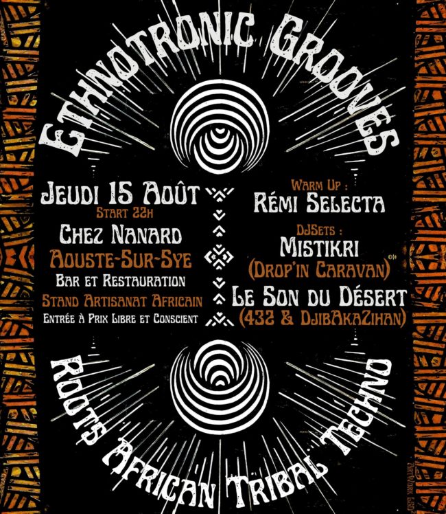 Ethnotronic Grooves : Le son du désert + Rémi Selecta + Mistikri