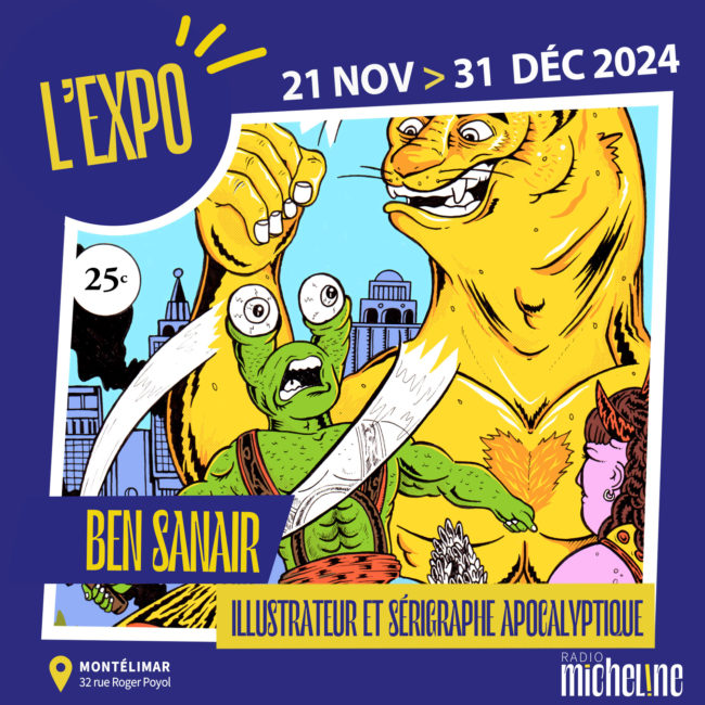 EXPOSITION BEN SANAIR du 21 novembre au 31 décembre